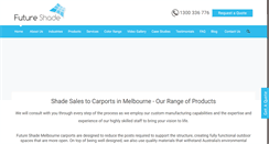 Desktop Screenshot of futureshade.com.au